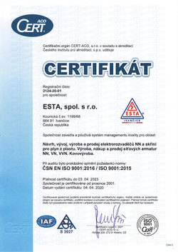 Certifikát 2124-20-01_ISO_9001